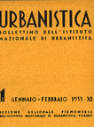 Urbanistica Cover n.1/1933