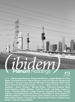 Issue (IBIDEM) no.12 | Planum Readings | Copertina